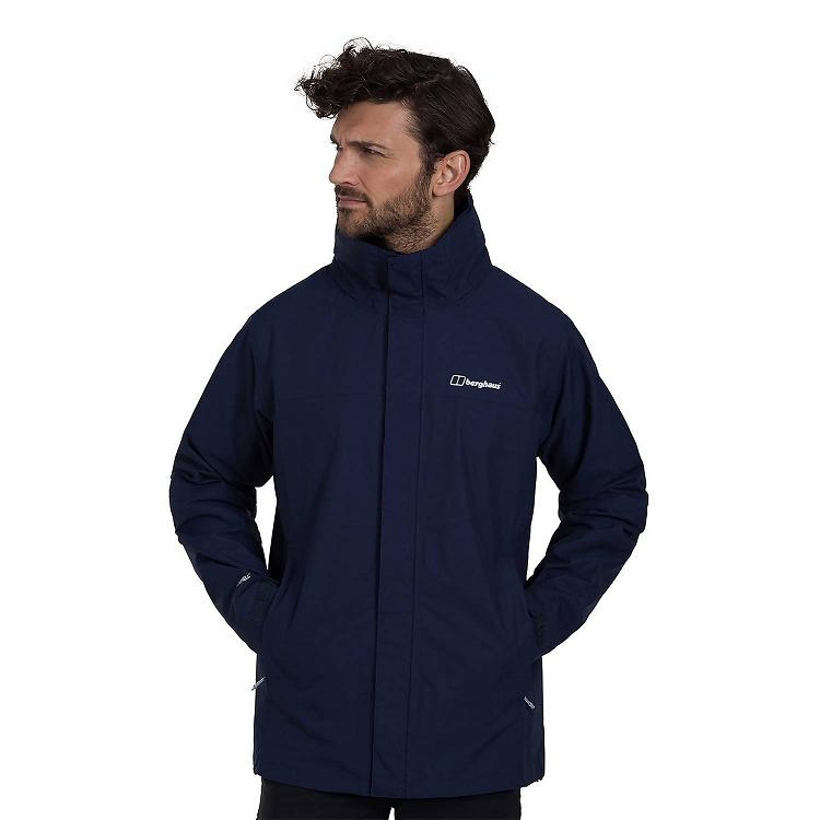 Pánska Nepremokavá Bunda Berghaus Gore Tex RG Alpha 2.0 Tmavo Modre Slovensko 6419ROJFB